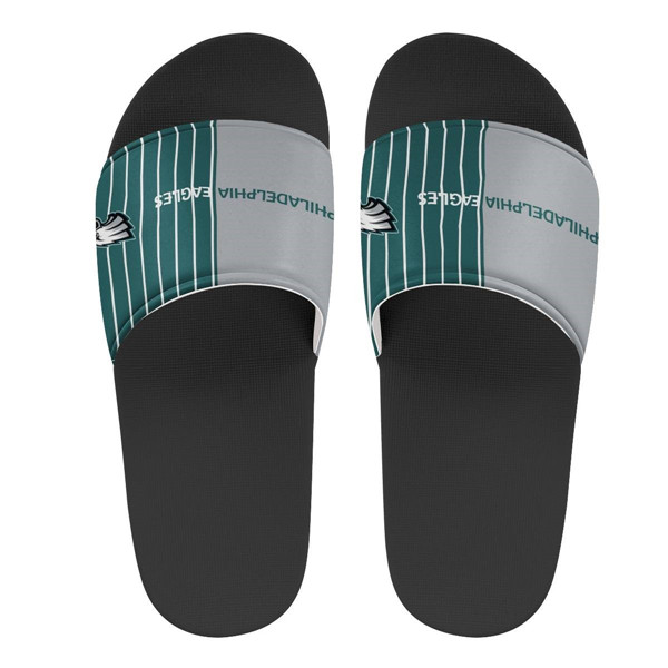 Youth Philadelphia Eagles Flip Flops 001